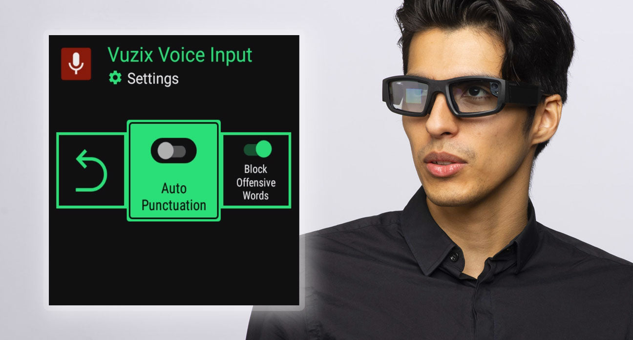 Speech to Text Perfection with Voice Input on Vuzix Blade and M400 Sma