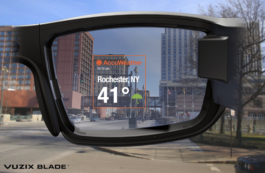Augmented Weather on Vuzix Smart Glasses