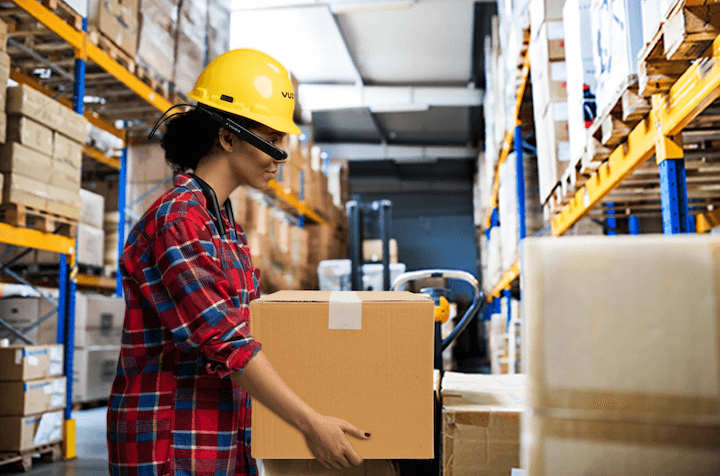 Les objets connectés de réalité augmentée dans la logistique et l'entreposage