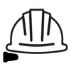 Hardhat Mounted